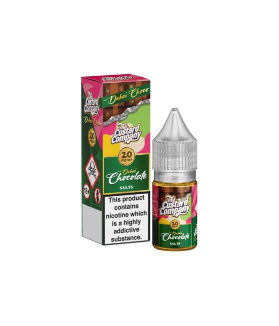 20mg The Custard Company Dubai Chocolate Nic Salt 10ml (50VG/50PG)