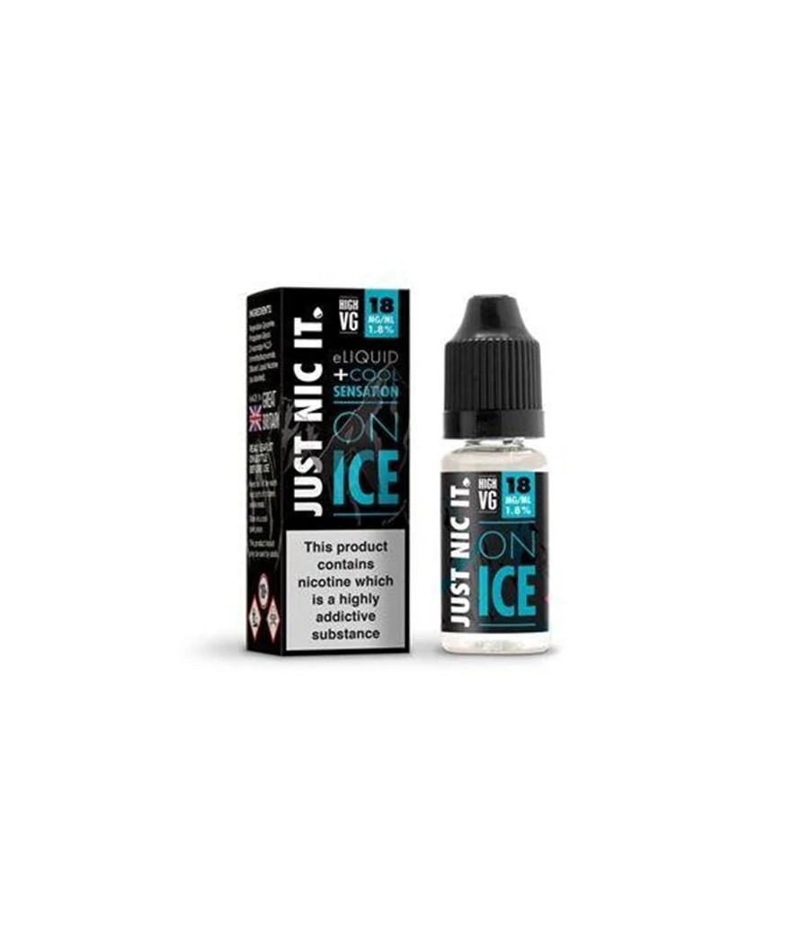 18mg Just Nic It On Ice Nic Shot 10ml (80VG/20PG)