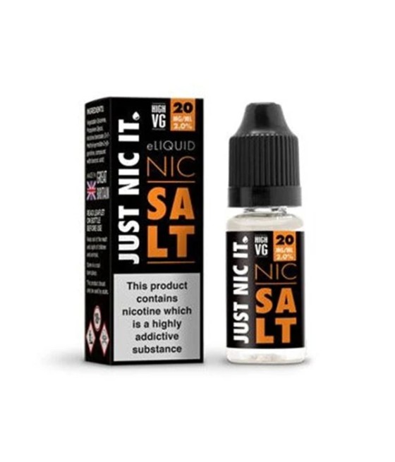 20mg Just Nic It Nic Salt 10ml (80VG/20PG)