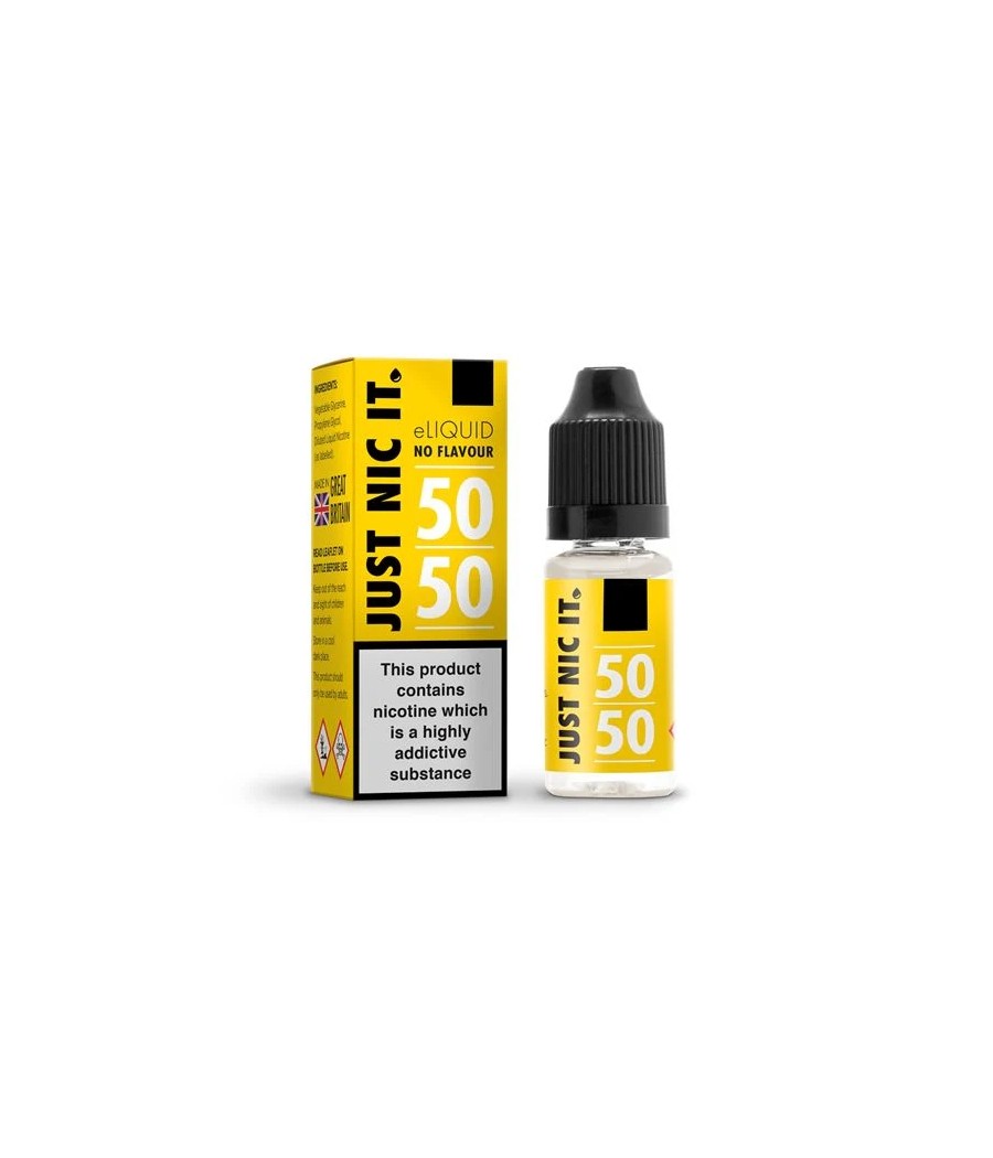 18mg Just Nic It Yellow Edition Nic Shot 10ml (50VG/50PG)