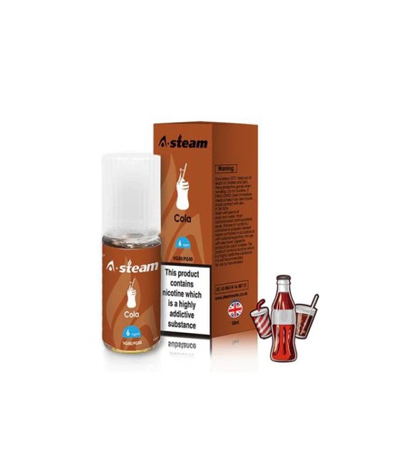 A-Steam Fruit Flavours 18MG 10ML (50VG/50PG)