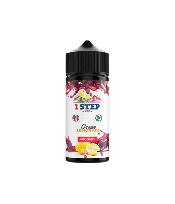 1 Step CBD 4000mg CBD E-liquid 120ml (BUY 1 GET 1 FREE)