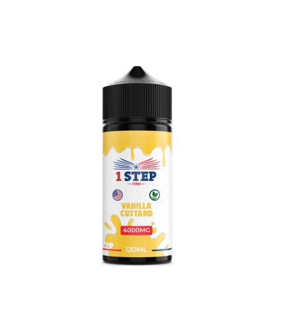 1 Step CBD 4000mg CBD E-liquid 120ml (BUY 1 GET 1 FREE)