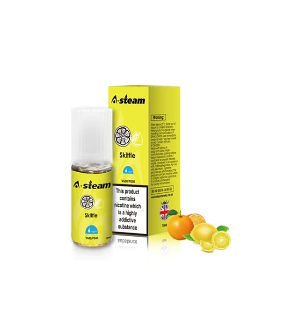 A-Steam Fruit Flavours 12MG 10ML (50VG/50PG)