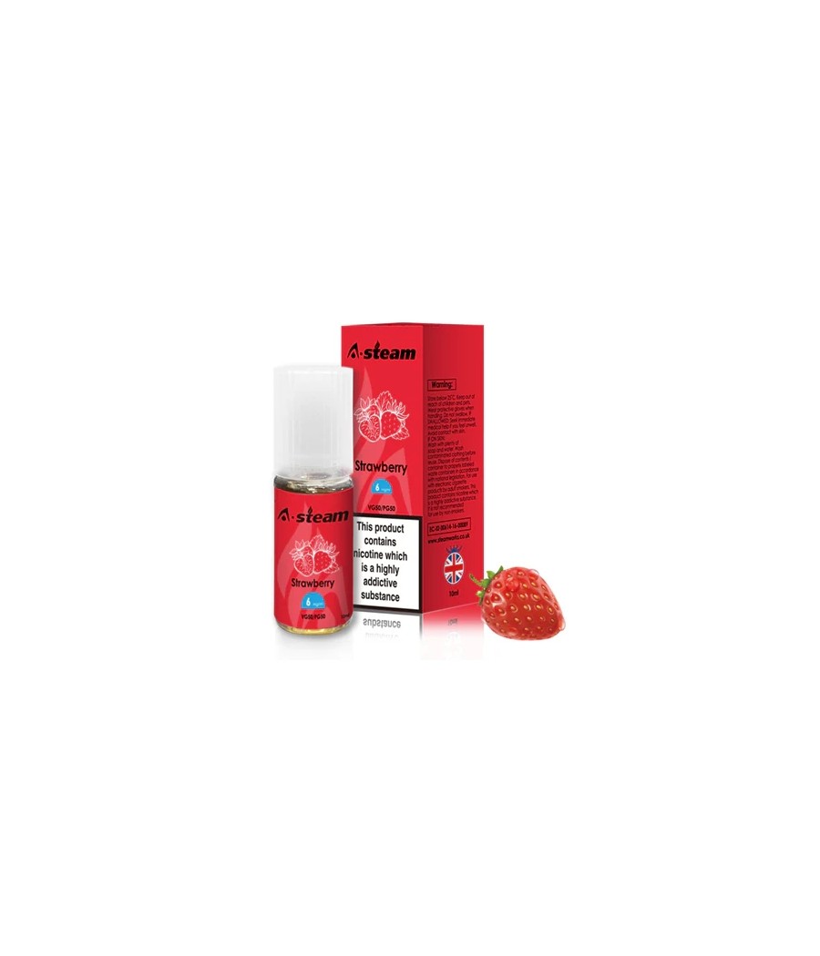 A-Steam Fruit Flavours 12MG 10ML (50VG/50PG)