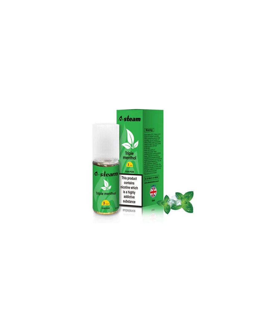 A-Steam Fruit Flavours 12MG 10ML (50VG/50PG)