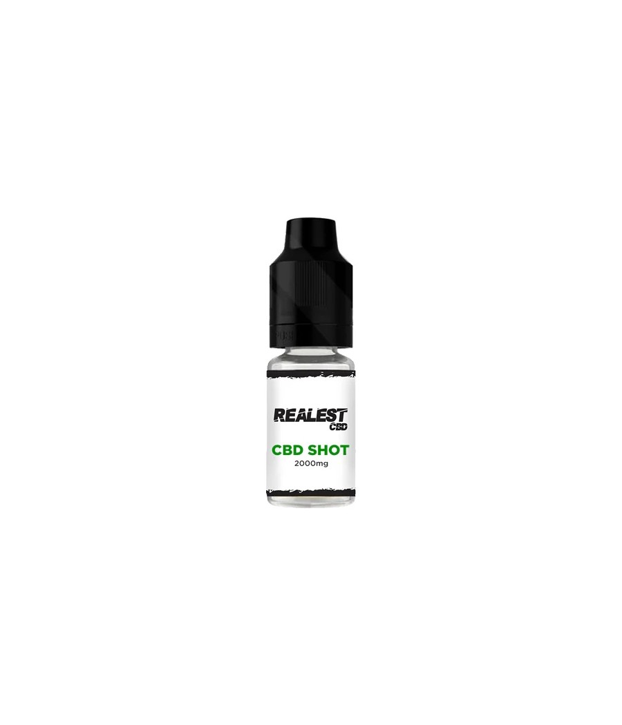 Realest CBD 2000mg CBD E-Liquid Booster Shot 10ml (BUY 1 GET 1 FREE)