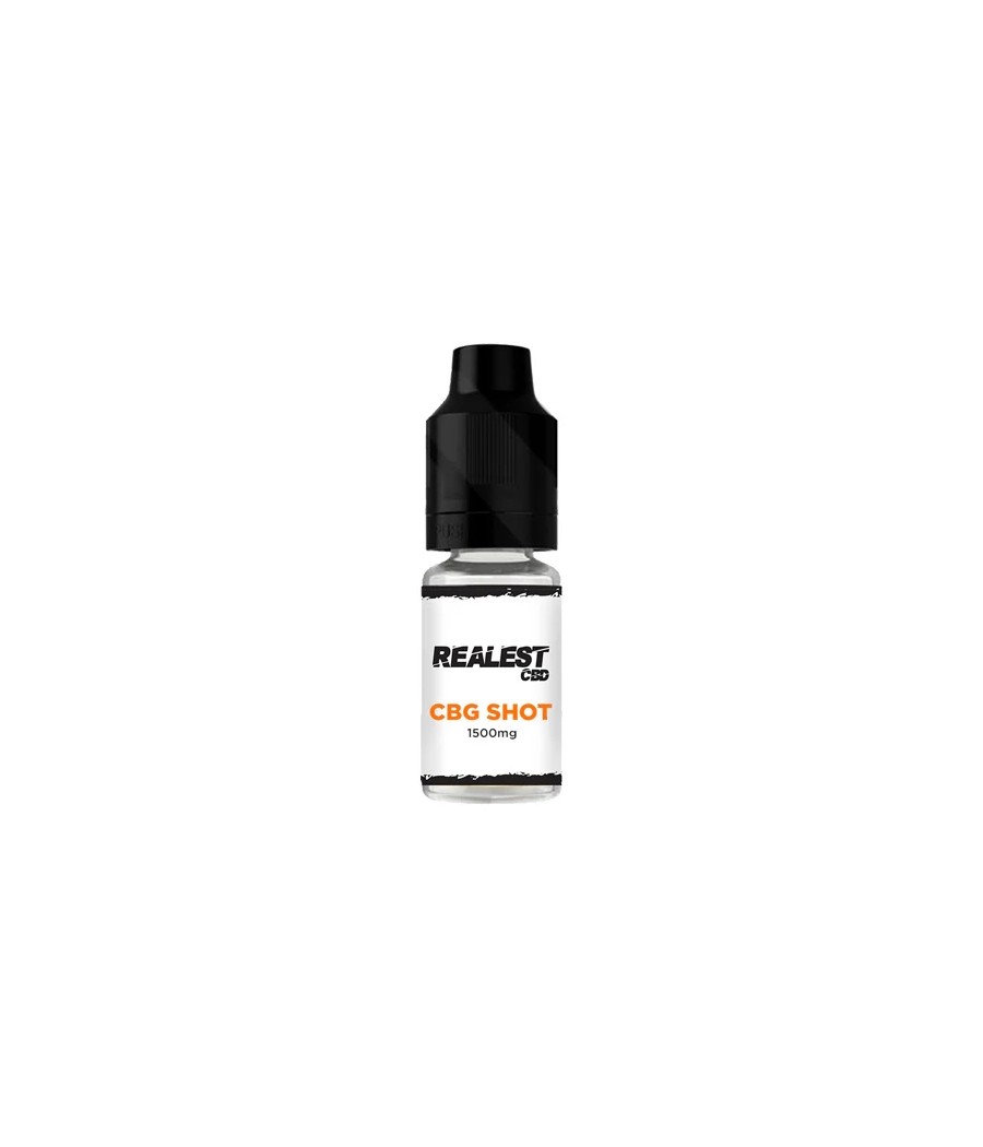 Realest CBD 1500mg CBG E-Liquid Booster Shot 10ml (BUY 1 GET 1 FREE)