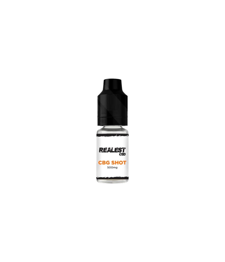 Realest CBD 500mg CBG E-Liquid Booster Shot 10ml (BUY 1 GET 1 FREE)