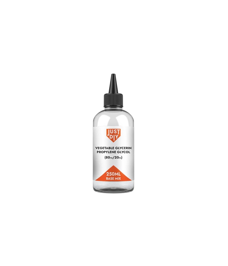 Just DIY Highest Grade 250ml Base Mix DIY E-liquid Concentrate (80VG/20PG)