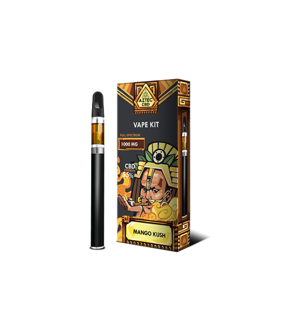 Aztec CBD 1000mg Vape Kit -...