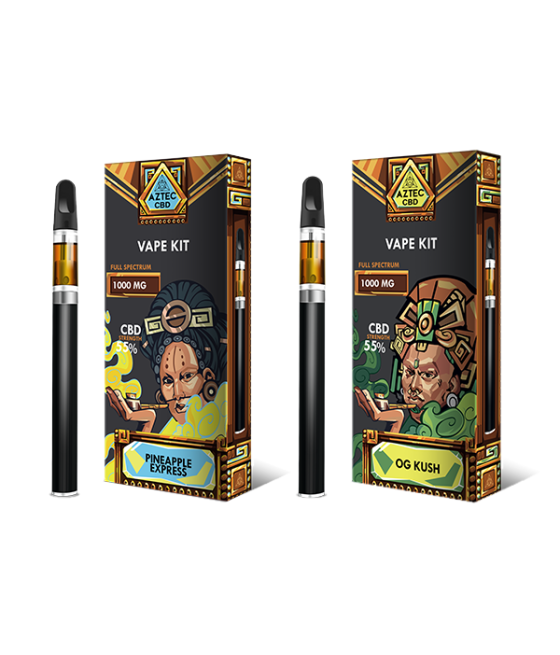 Aztec CBD 1000mg Vape Kit -...