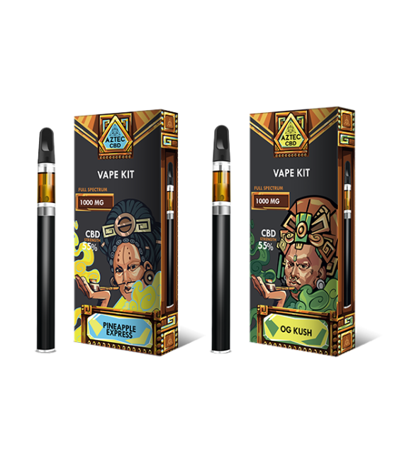 Aztec CBD 1000mg Vape Kit -...