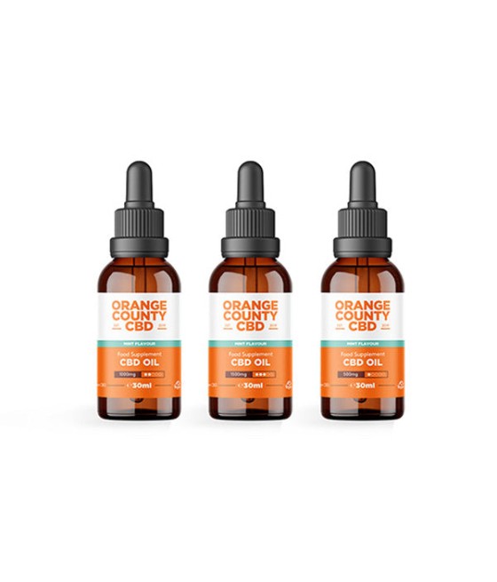 Orange County CBD Tincture Oil - 1500mg Cherry Flavor