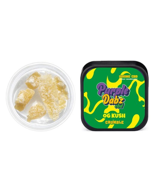 Buy Purple Dabz CBD Crumble - Premium OG Kush 1000mg