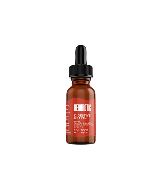 Hembiotic 1000mg Broad Spectrum Functional CBD Oil UK