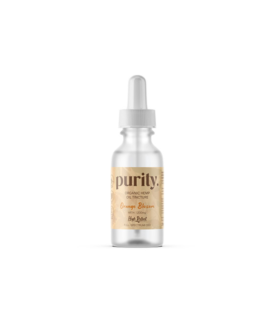 Purity UK 1200mg Full Spectrum CBD Oil | Turmeric & Ginger