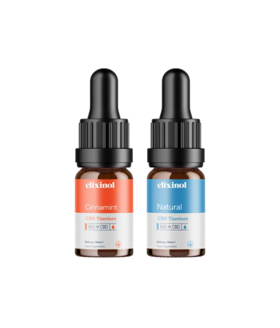 Buy Premium Elixinol 500mg CBD Oil Tinctures | Fast UK Delivery